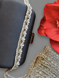 Iron On Fan Crystal Rhinestone Trim for Bridal Dresses & Sewing – 1 Yard