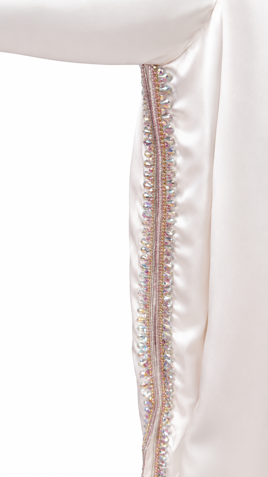 Women’s White Silk Suit Hot Pink Bandhani Dupatta 3PC Festive Eid Wear