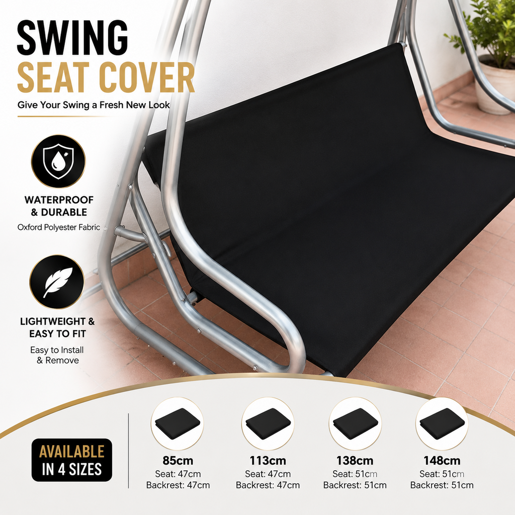Replacement Part For Swing Seat Cover Garden Swinging Bench Waterproof Cover