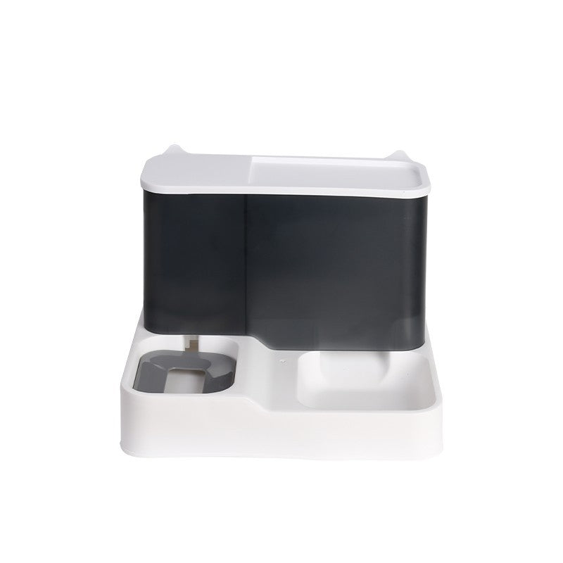 2 in 1 Automatic Pet Feeder & Water Dispenser Gravity Food Bowl for Cats Dogs
