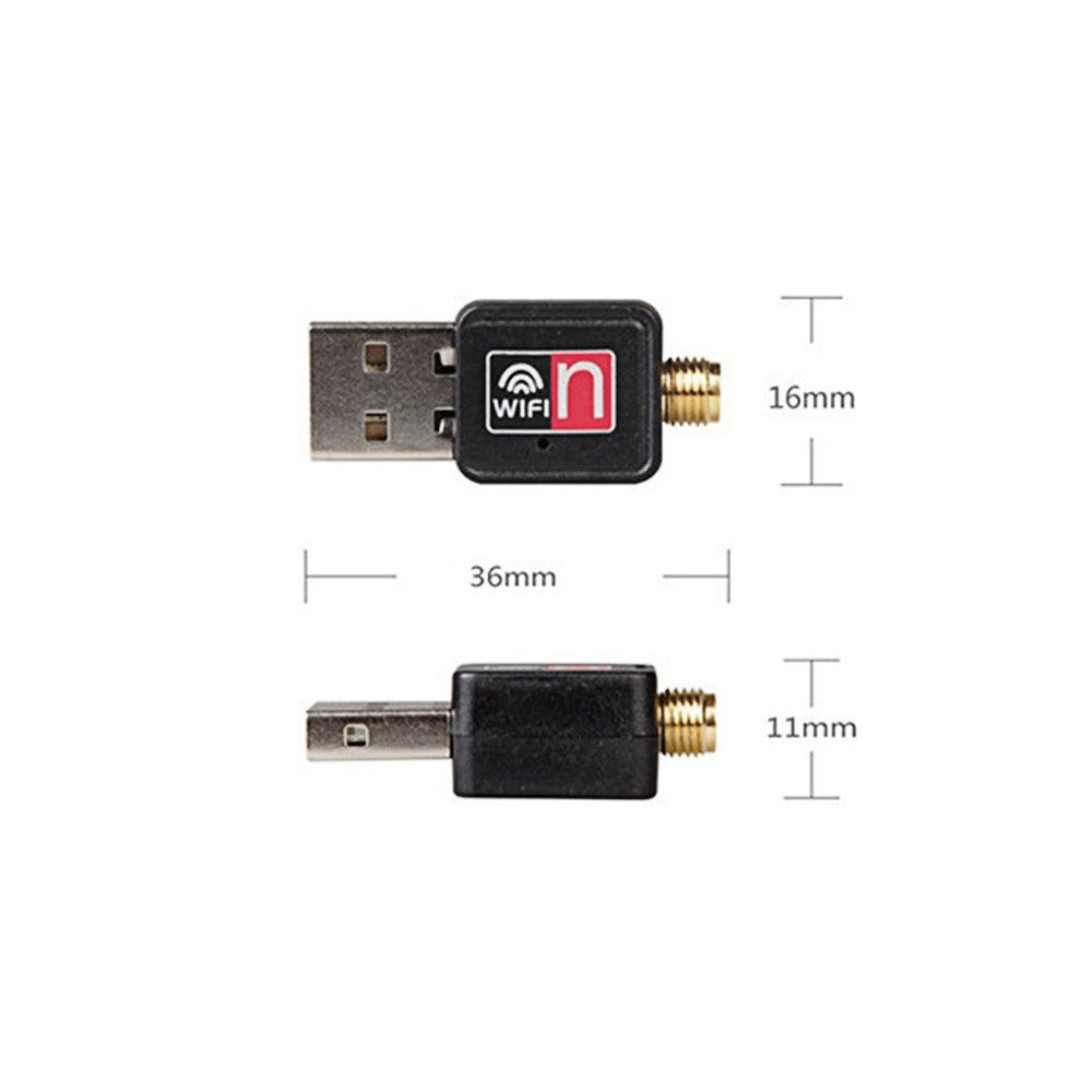 600Mbps USB WiFi Adapter Wireless Network Dongle for PC Laptop Windows UK