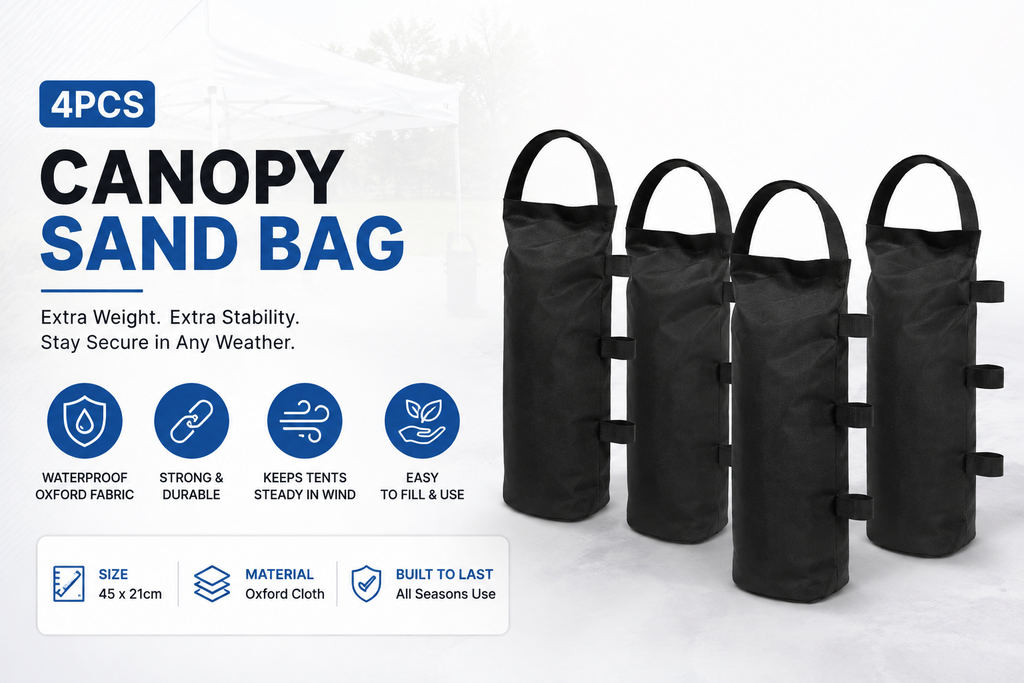 4x Gazebo Weight Sand Bags Heavy Duty Marquee Canopy Tent Leg Feet Weights UK