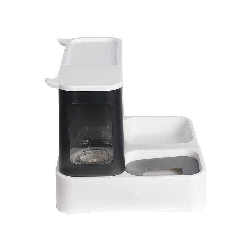 2 in 1 Automatic Pet Feeder & Water Dispenser Gravity Food Bowl for Cats Dogs