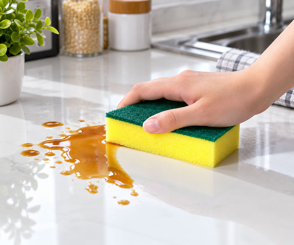 10PCS Kitchen Cleaning Sponges Heavy Duty Scouring Pads Dish Washing Scrubbers