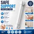 Bathroom Grab Rail Non Slip Shower Safety Handle Stainless Steel Elderly Disable
