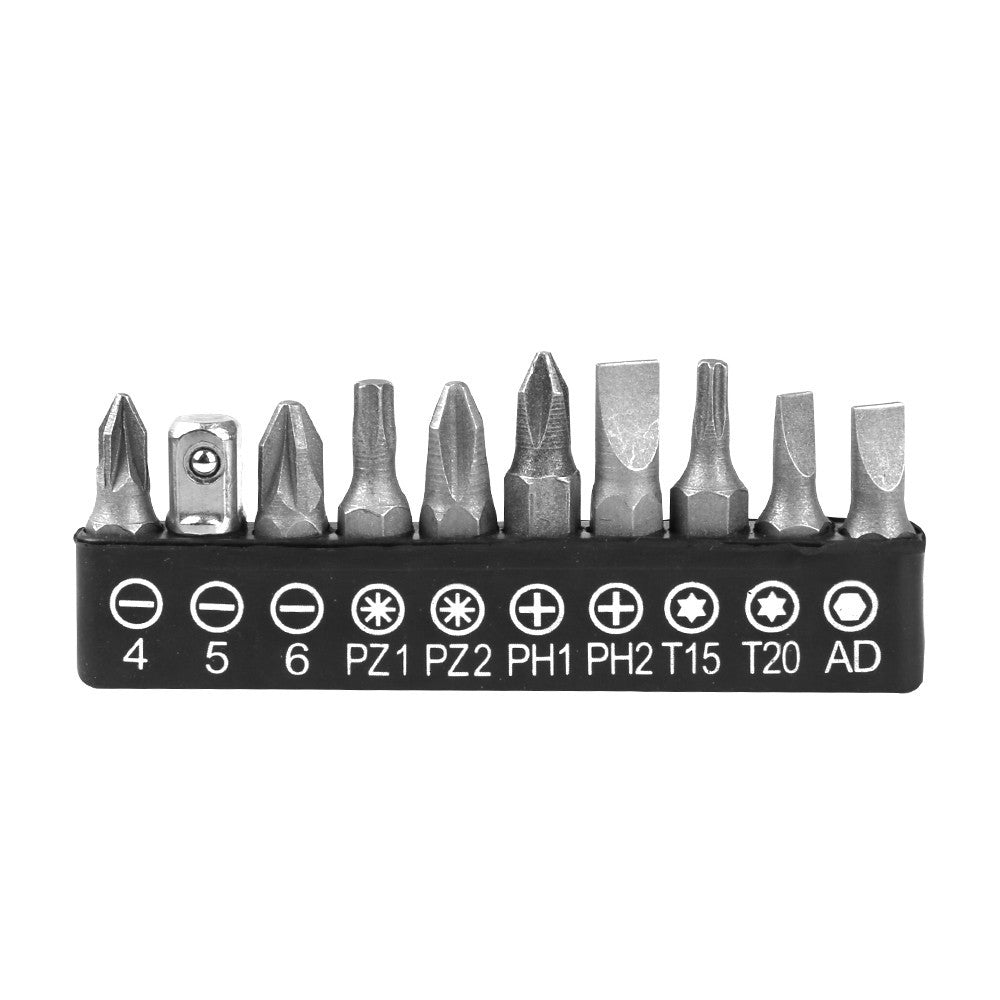 Right Angle Magnetic Screwdriver Mini Ratchet Wrench High Torque Bits Socket Set