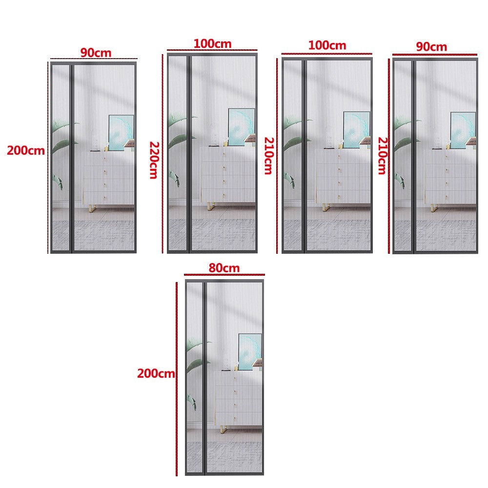 Heavy Duty Magnetic Screen Door Fly Mosquito Insect Mesh Net Curtain UK