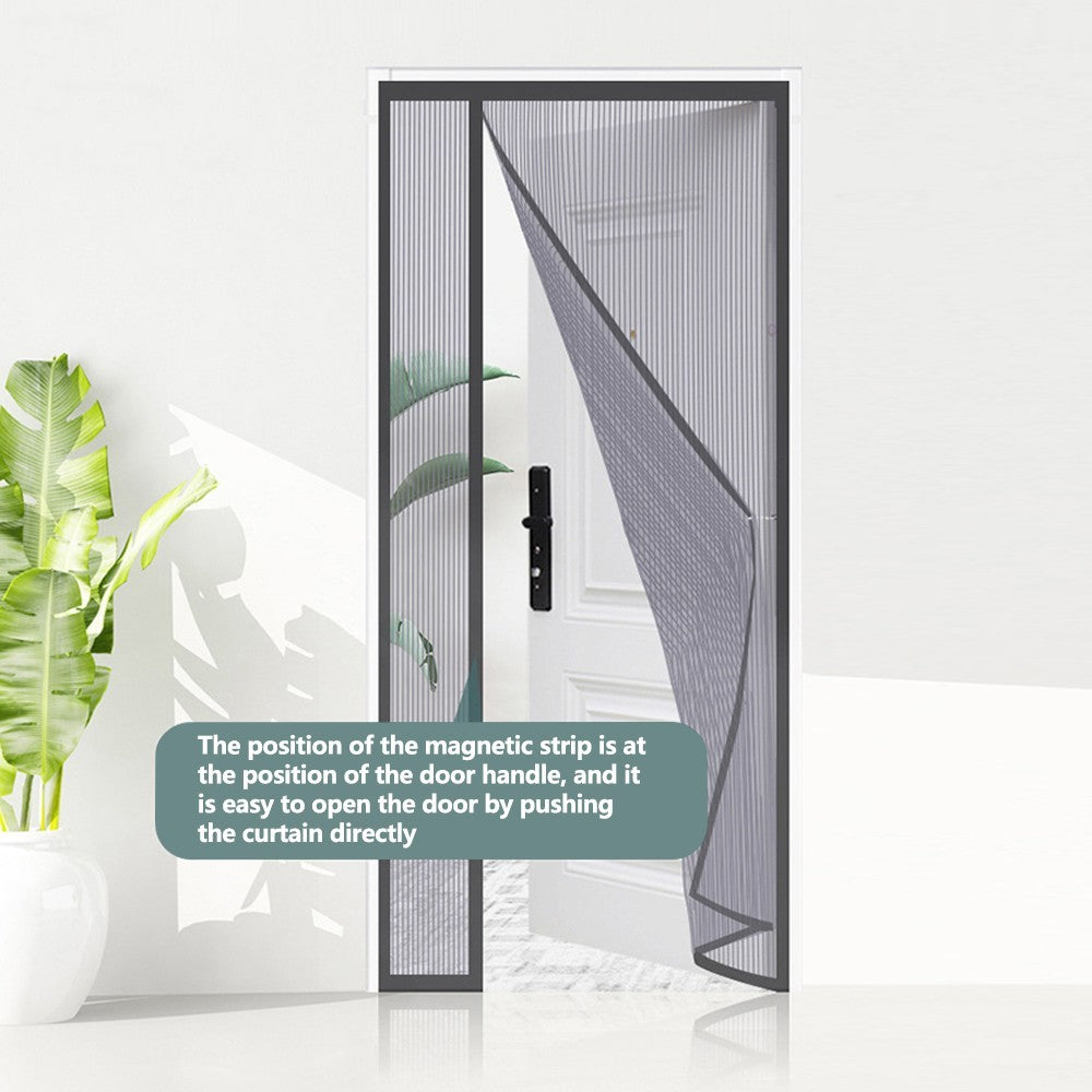 Heavy Duty Magnetic Screen Door Fly Mosquito Insect Mesh Net Curtain UK