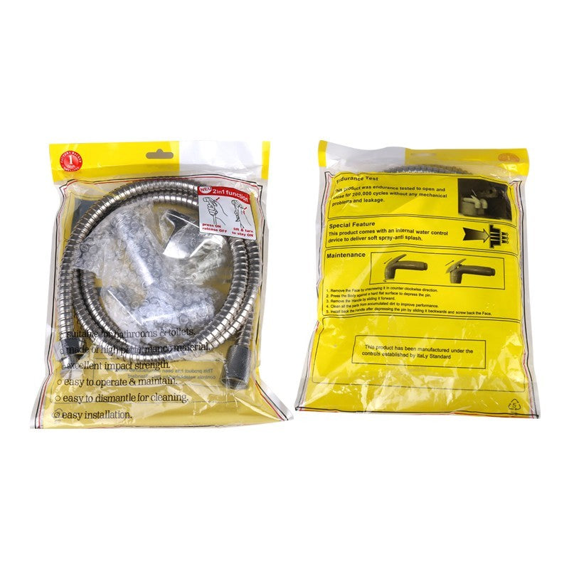 Muslim Shower Bidet Spray Shattaf Toilet Hose Hygienic Set Chrome UK