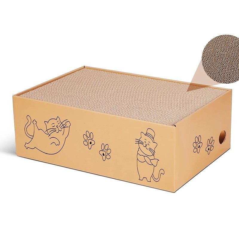 5X Cat Scratcher Scratching Board Pad Corrugated Cardboard Kitten Bed Indoor