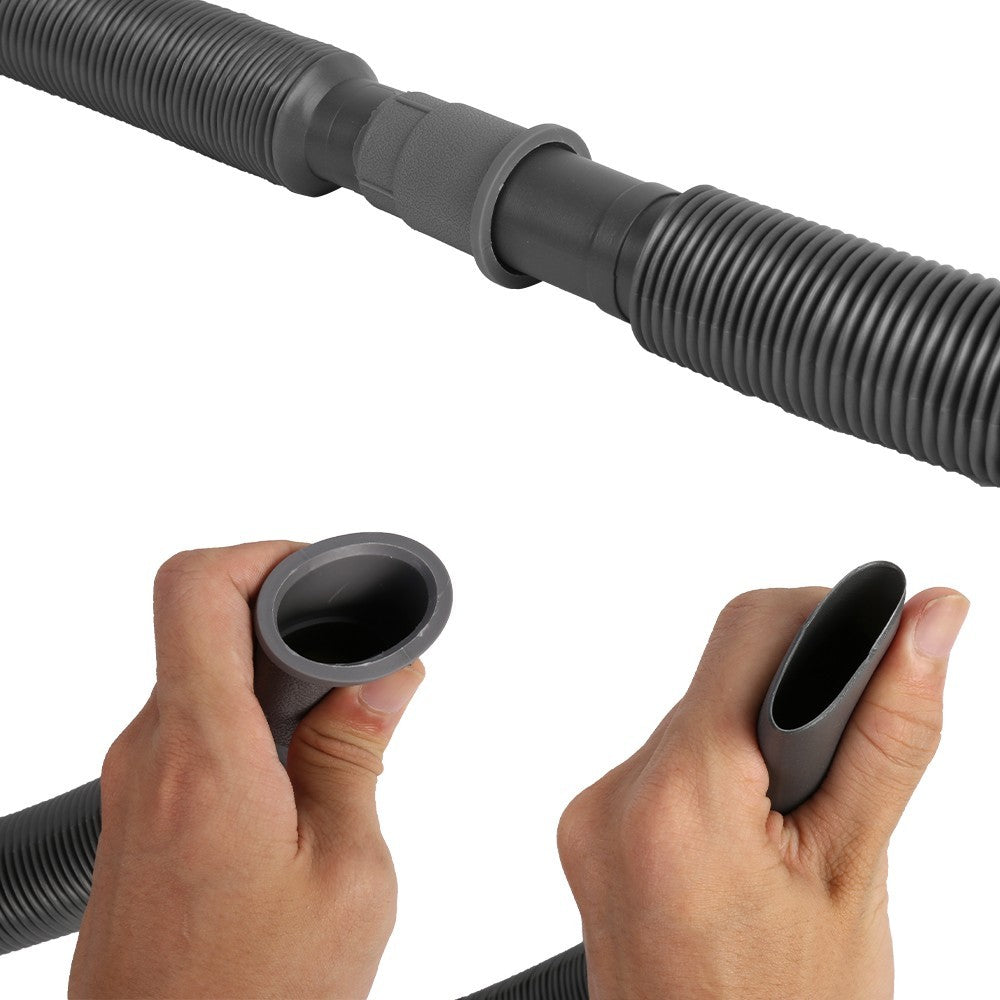 5Pcs Collapsible Flexible Waste Drainage Pipes Caravan Motorhome Drain Hose