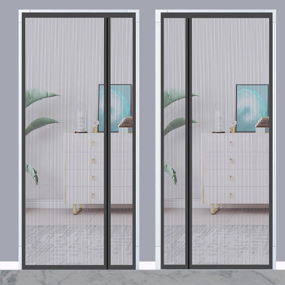 Heavy Duty Magnetic Screen Door Fly Mosquito Insect Mesh Net Curtain UK
