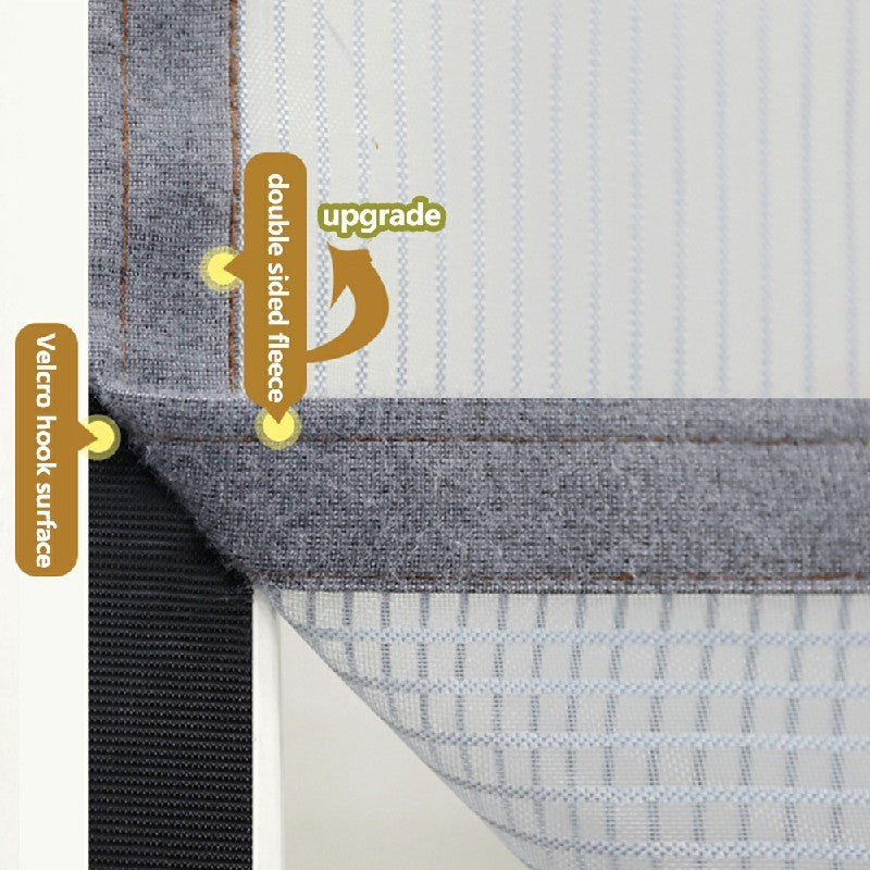 Heavy Duty Magnetic Screen Door Fly Mosquito Insect Mesh Net Curtain UK