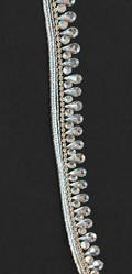 Iron On Teardrop Crystal Rhinestone Trim for Bridal Dresses & Sewing – 1 Yard