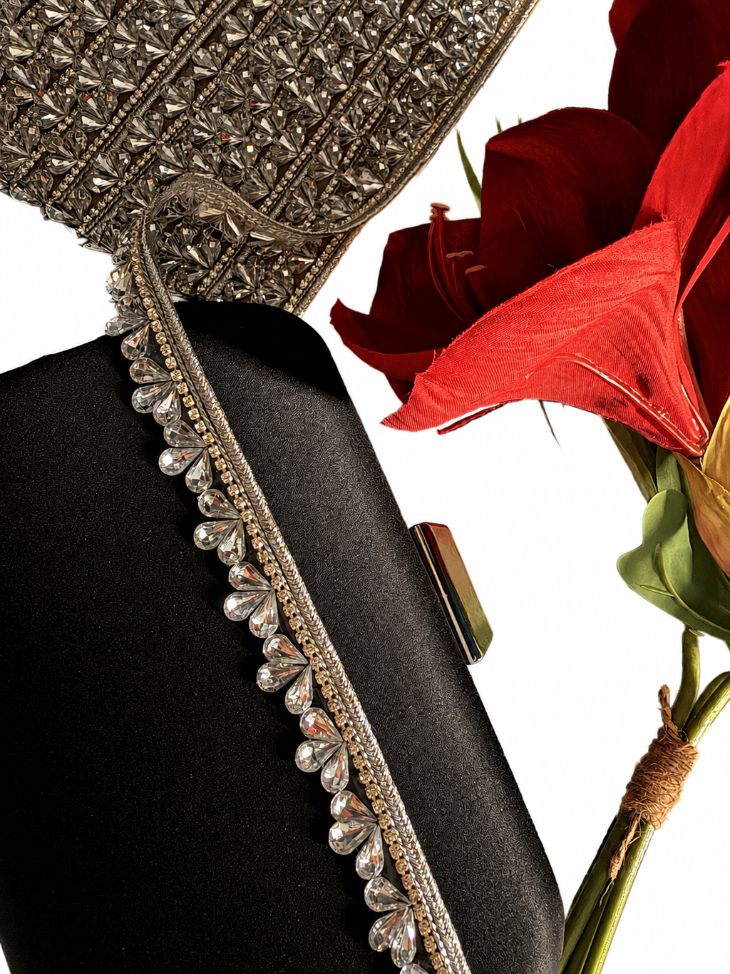 Iron On Rhinestone Crystal Trim for Bridal Dresses & Sewing – 1 Yard