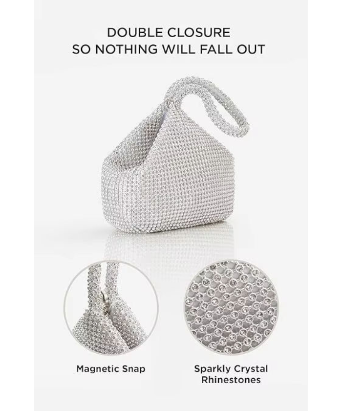 Crystal Rhinestone Evening Bag – Luxury Statement Party Handbag