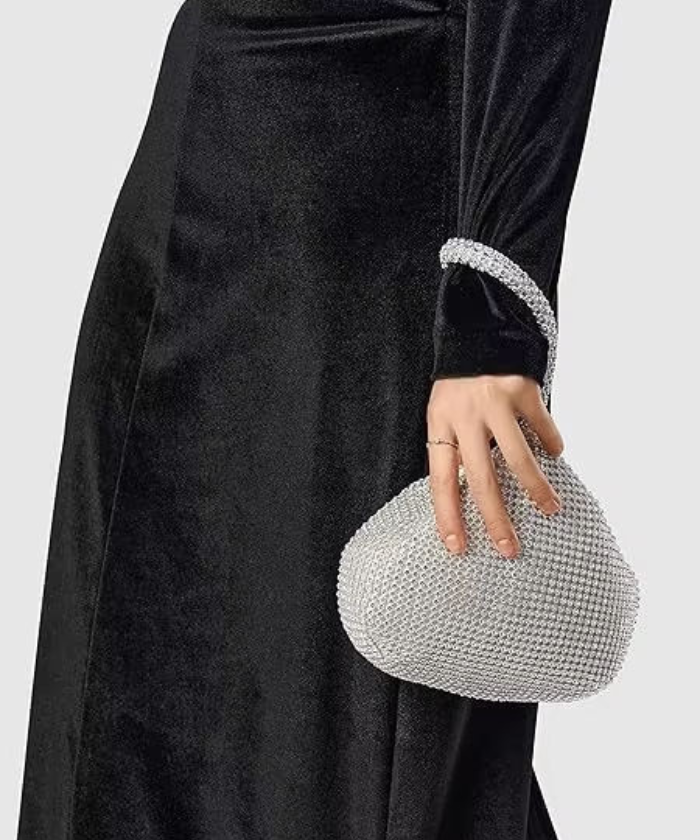 Crystal Rhinestone Evening Bag – Luxury Statement Party Handbag