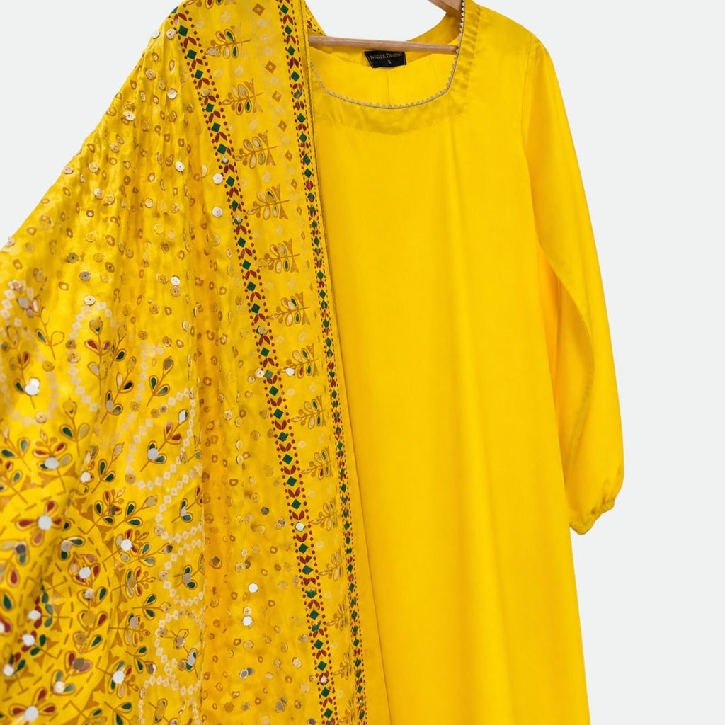 3 Piece Premium Silk Suit for Women –Embroidered Dress with Dupatta